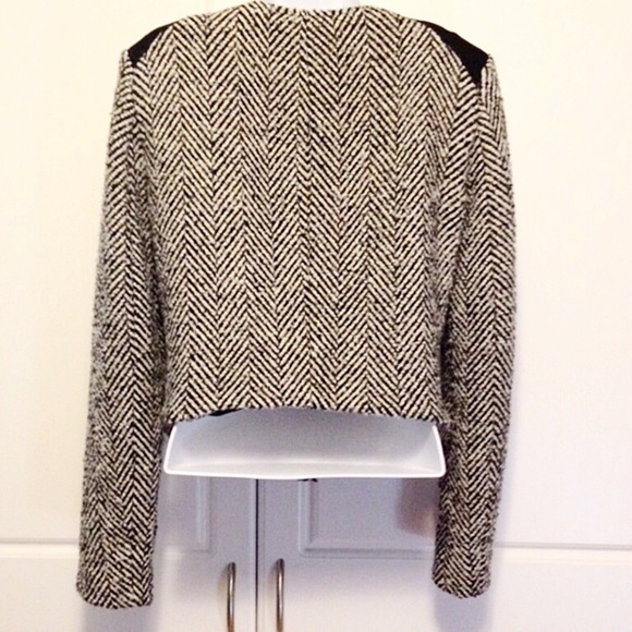 Karen Kane Mixed Media Moto Jacket - Picture 4 of 5